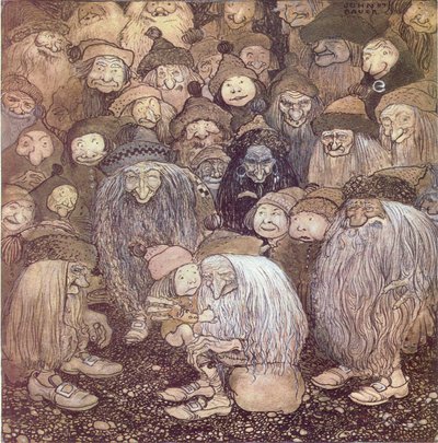 But How Do I Get into the Mountain, the Gnome Boy Asked by John Bauer